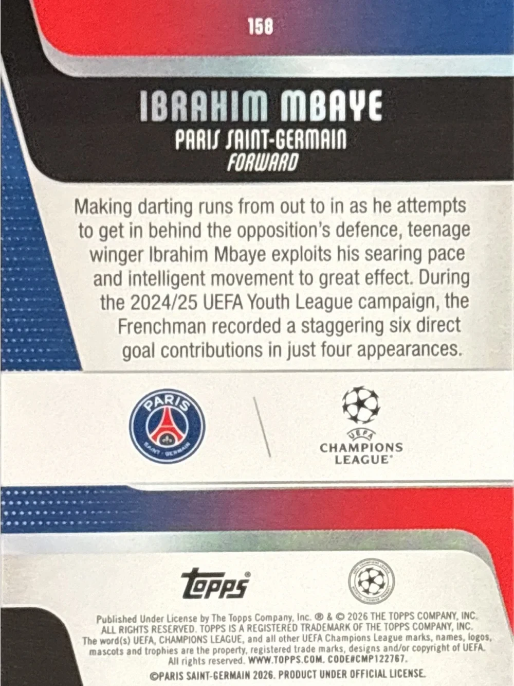 Topps dynamic player